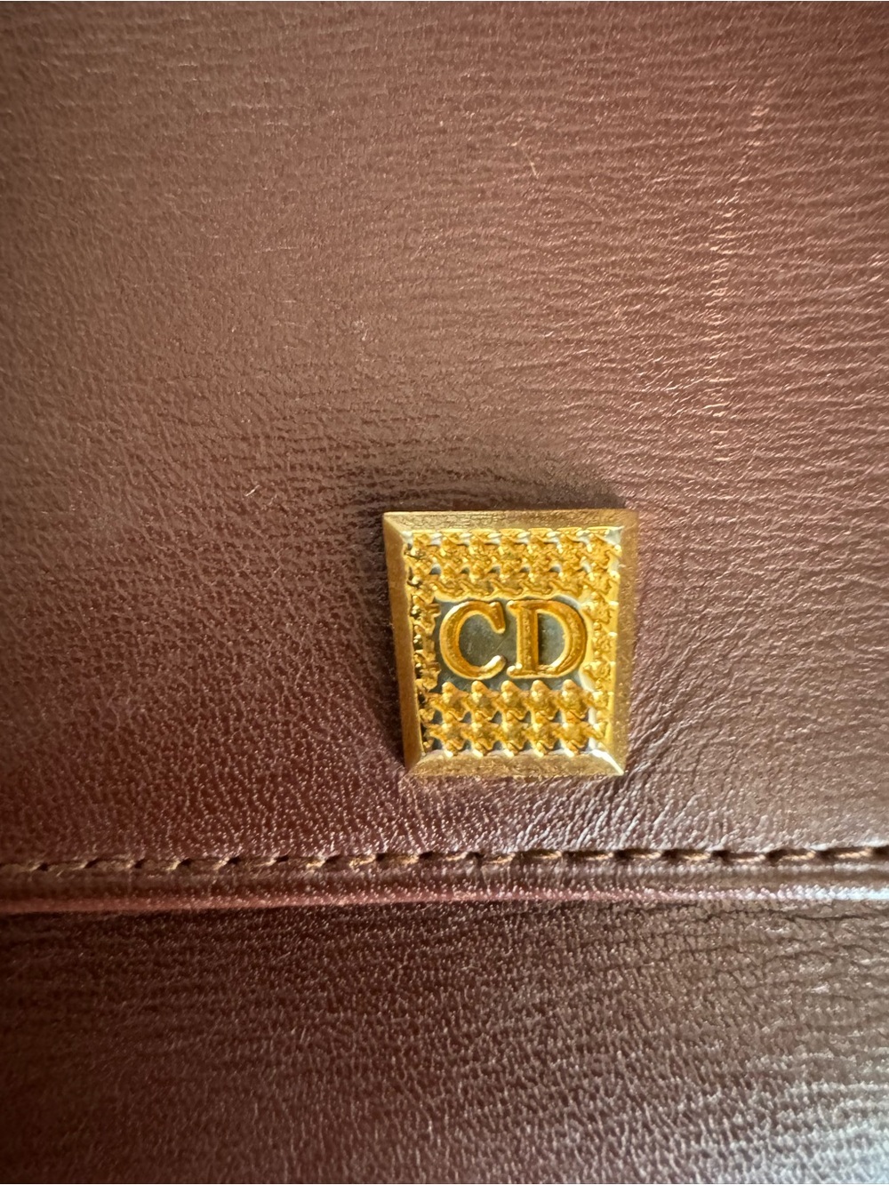 Christian Dior Vintage Leather Tri-fold Wallet - Picture 4 of 14